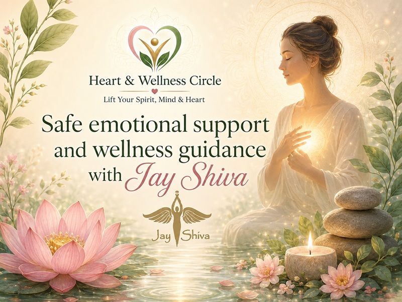 Safe emotional support and wellness guidance with Jay Shiva